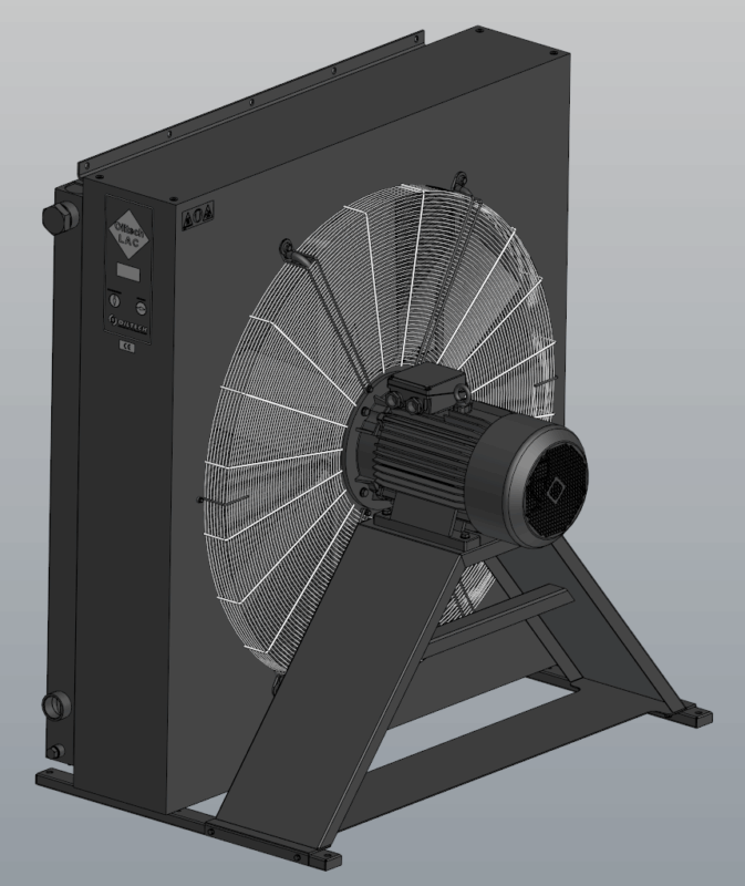 3D модель Маслоохладитель LAC-200-6-A-50-000-S-O (5826200015)