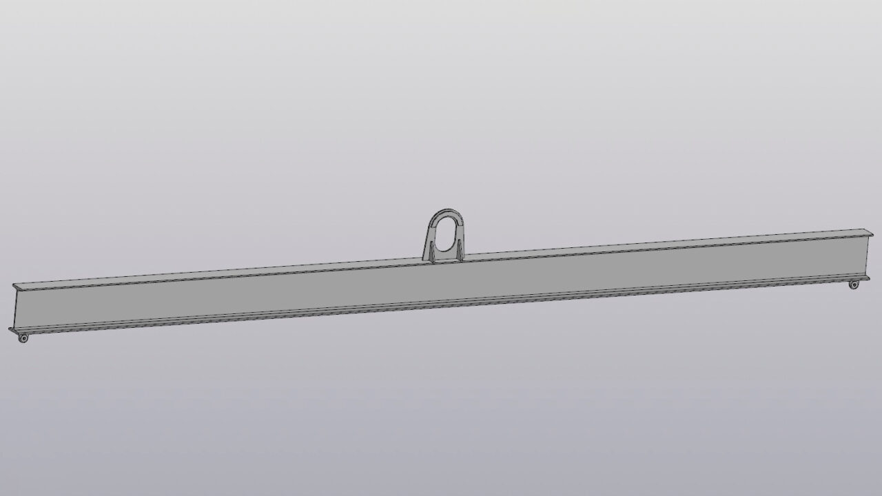 3D модель Траверса 6150х300х703мм