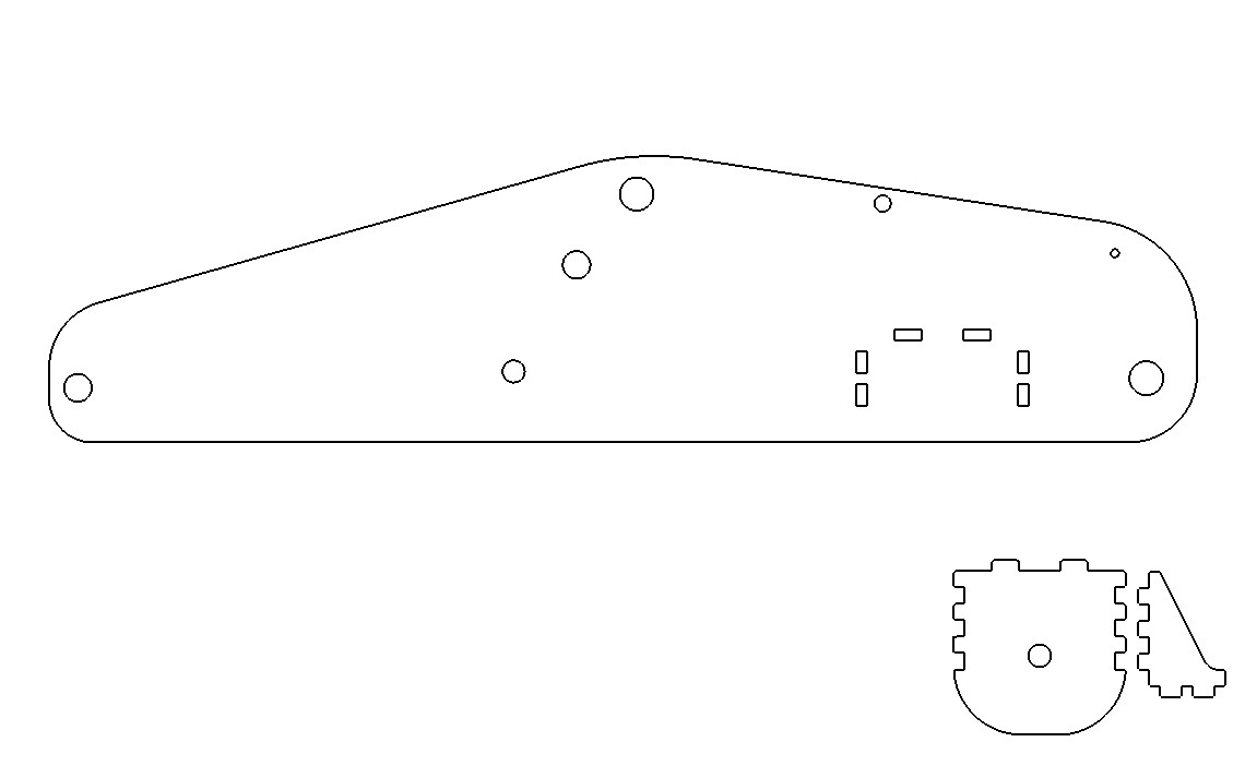 Чертеж Щека домкрата Rockforce TH22005C 2т подкатного усиленная