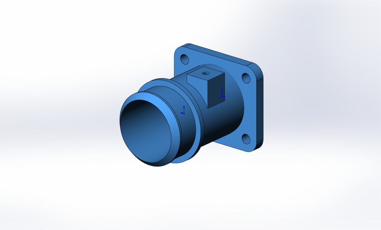 3D модель Детали для удаления EGR (система рециркуляции отработавших газов) BMW 320D E46 M47b20