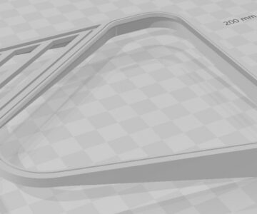 3D модель Крышка динамика BMW E34
