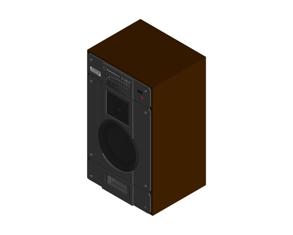 3D модель АС Radiotehnika S30B Сг3.843.055 ТУ (10.1991г.)