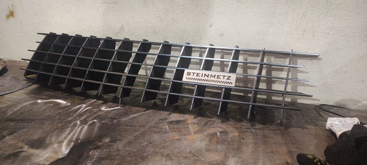 Чертеж Решетка радиатора опель омега б в стиле Steinmetz