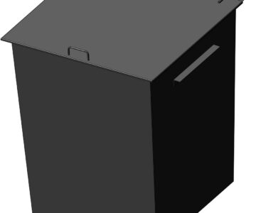 3D модель Контейнер для мусора (ТБО) 931х928х1180мм.