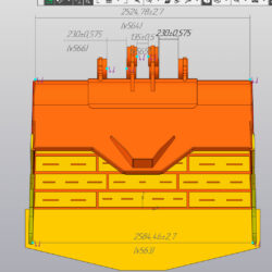 3D модель Ковш Sandvik LH514