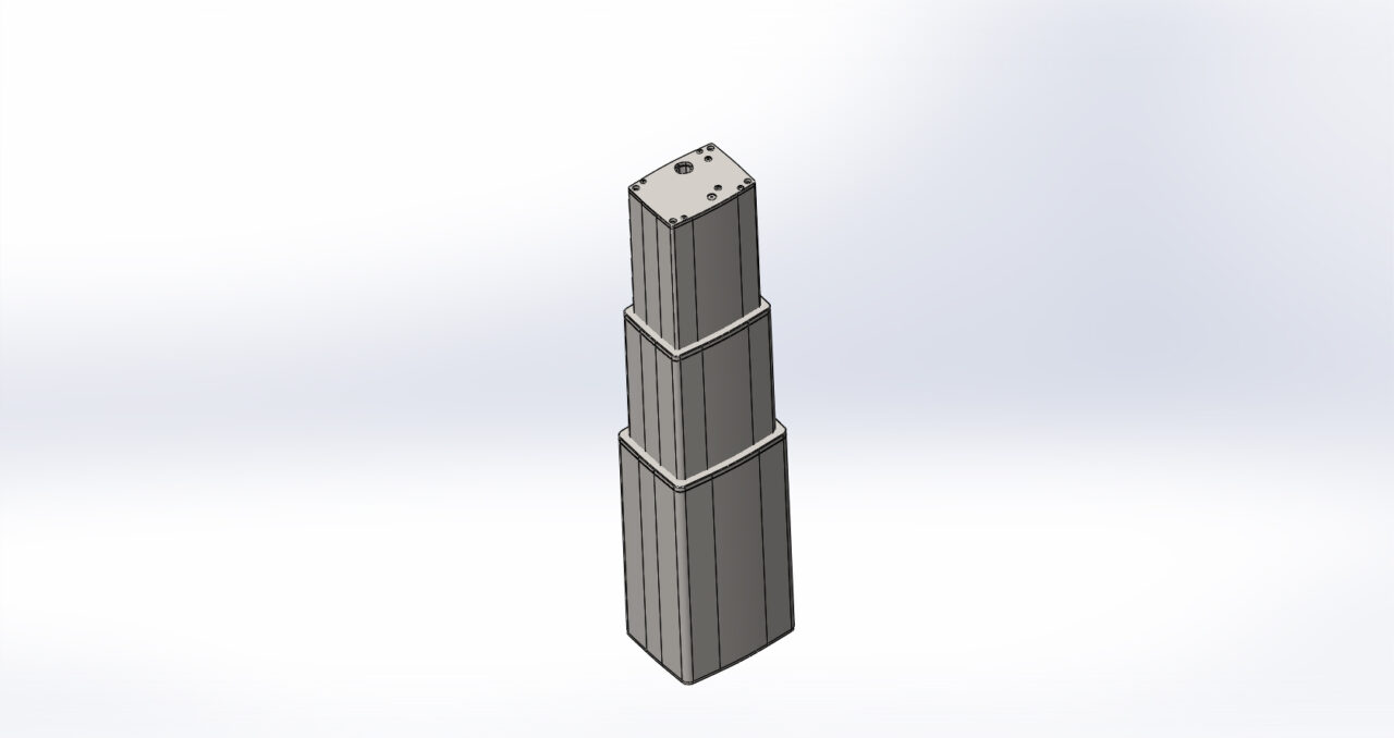 3D модель Линейный привод Linak BL1