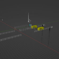 3D модель Проект парома