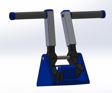3D модель Проект педалей авиа симулятора для самостоятельной печати