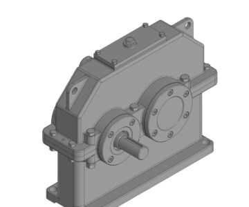 3D модель Редуктор цилиндрический u=7,1