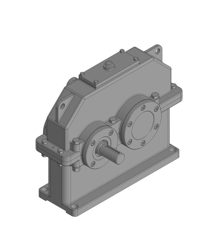 3D модель Редуктор цилиндрический u=7,1