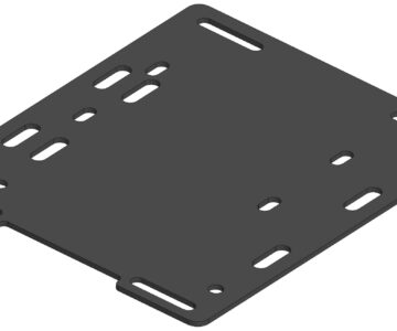 3D модель Пластина для установки двигателей 168F;170F;190F