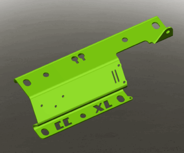 3D модель Крышка корпуса cornckreker Claas.