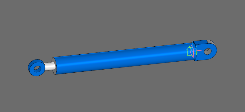3D модель Гидроцилиндр ГЦ80.40.630.930-3.22