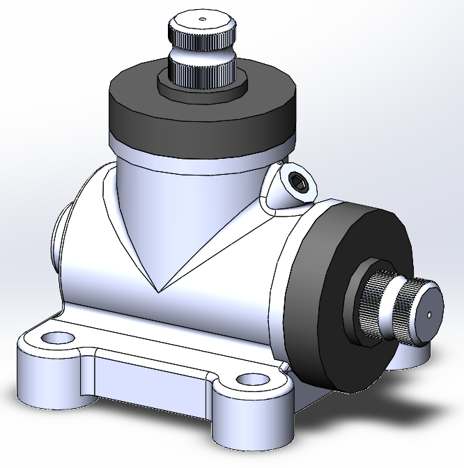 3D модель Угловой редуктор рулевой FST 34KDA-04050