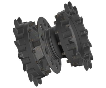 3D модель 3D ведущего колеса танка Т-72.