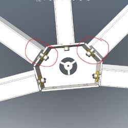 3D модель Квадросфера с настилом 8х8х4м