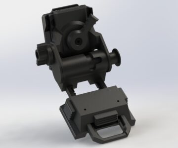 3D модель Крепление для ПНВ Wilcox L4 G24