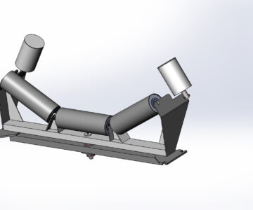 3D модель Роликоопора цинтрирующая ЖЦГ-100-127-30