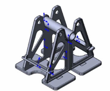 3D модель Подставка для катушек 3Д принтеров