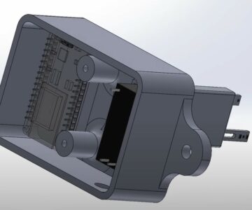3D модель Корпус для модуля анемометра CGAnem