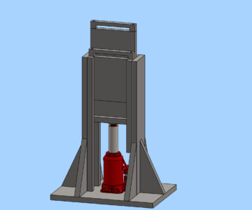 3D модель Пресс для спиралей