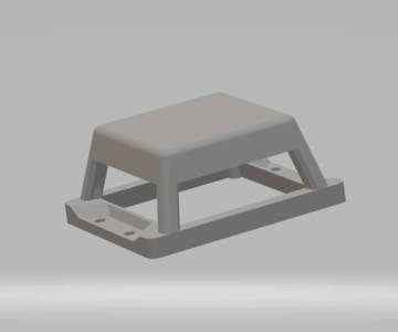 3D модель Крышка отбойник для лазерного уровня.