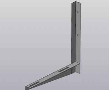 3D модель Кронштейн для кондиционера 450х450