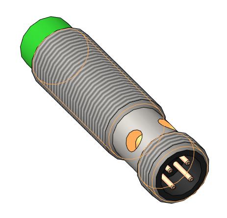 3D модель Датчик индуктивный NCN4-12GM35-N0-V1