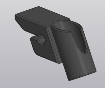 3D модель Держатель спиннинга для лодки ПВХ