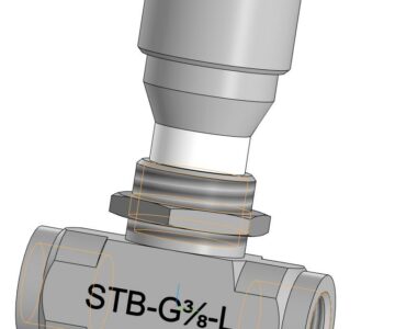 3D модель Дроссель двунаправленный STB-G3/8-L
