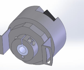3D модель Энкодер абсолютный KM42-S6S19R D-000