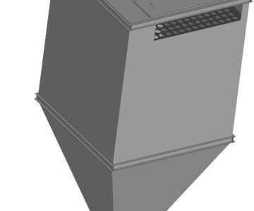 3D модель Рукавный фильтр 23000 Нм3/ч