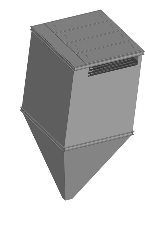3D модель Рукавный фильтр 23000 Нм3/ч