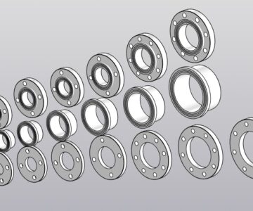 3D модель Фланцы, бурты, комплекты из PP-R