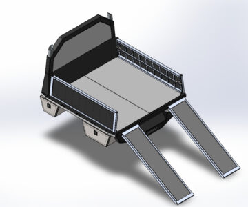 3D модель Багажник Ram Flatbed Trucks