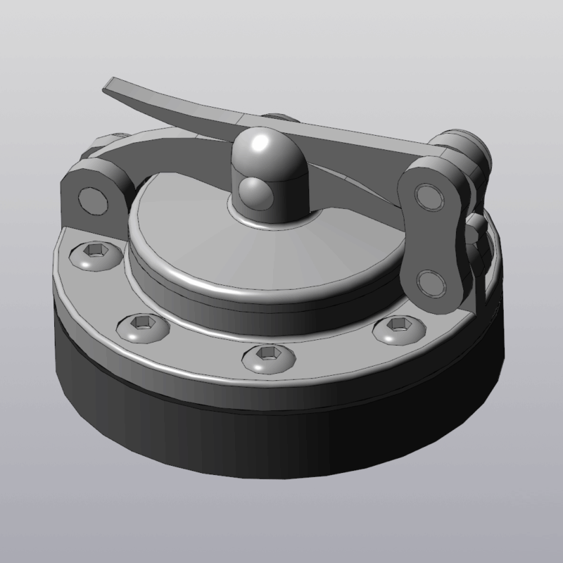 3D модель Горловина бензобака Gas-Cap