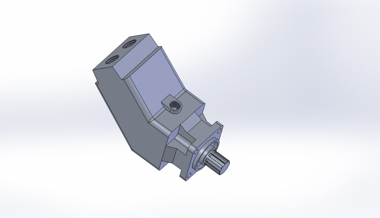 3D модель Гидромотор ABER MBI80P7