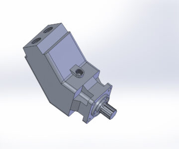 3D модель Гидромотор ABER MBI80P7