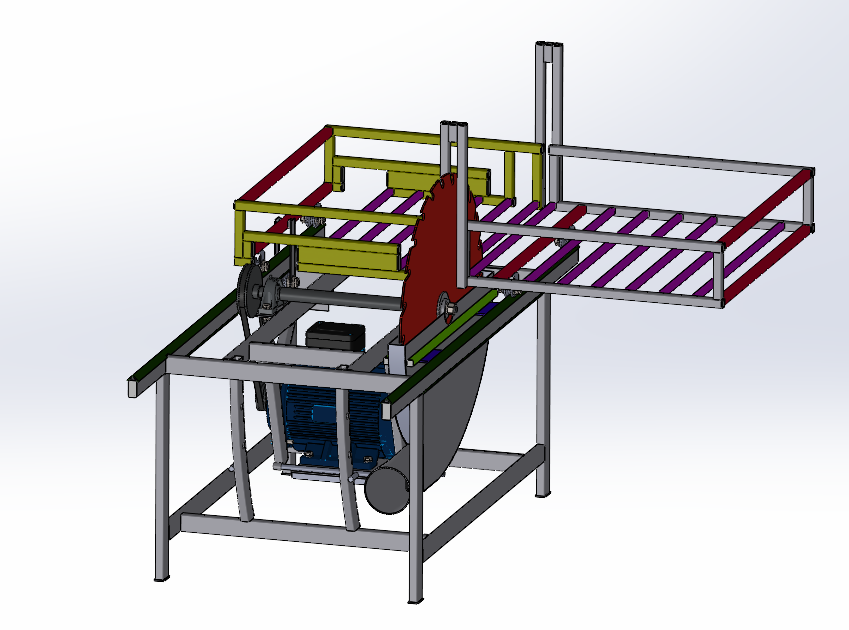 Чертеж Станок для резки газоблока