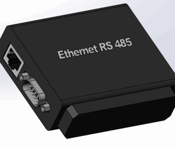 3D модель Конвертер RS232485 TO WIFI POE ETH -B - Waveshare RS485
