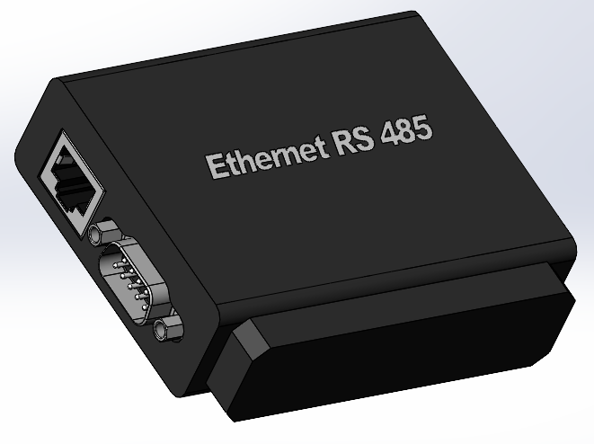 3D модель Конвертер RS232485 TO WIFI POE ETH -B - Waveshare RS485