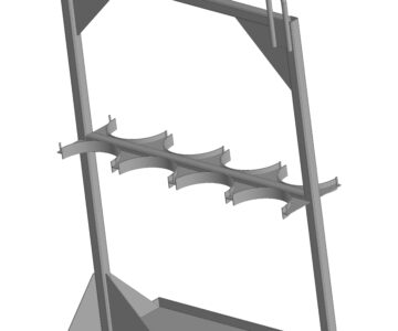 3D модель Кассета для баллонов