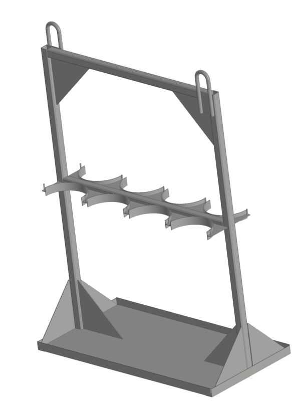 3D модель Кассета для баллонов