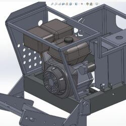 3D модель 3D двигатель LIFAN 15