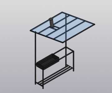 3D модель Мангальная зона