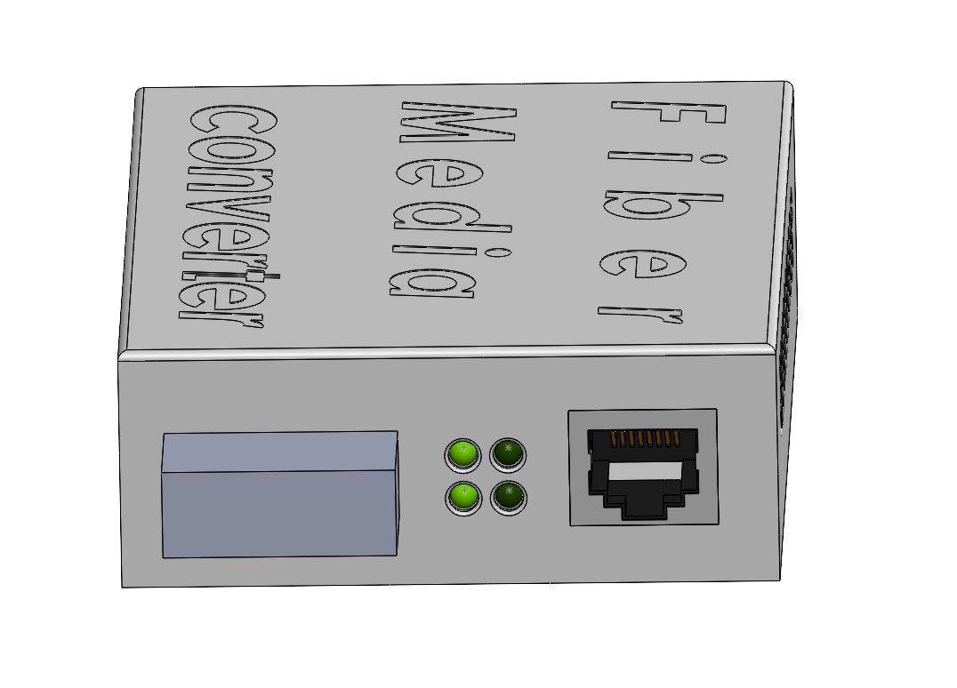 3D модель Медиаконвертер Fiber Media converter