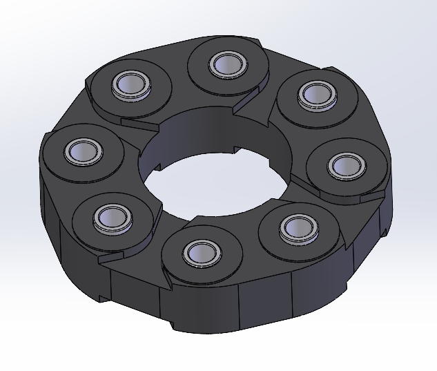 3D модель Муфта кардана эластичная ETM2257