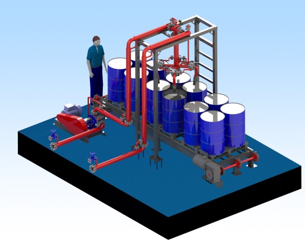 3D модель Фасовка битума и нефтепродуктов