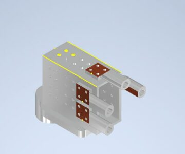 3D модель Переходная пластина для крепления аппаратных зажимов