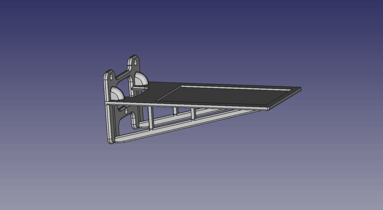 3D модель 3D модель полочка для блока питания модель: SPS3010-2KD